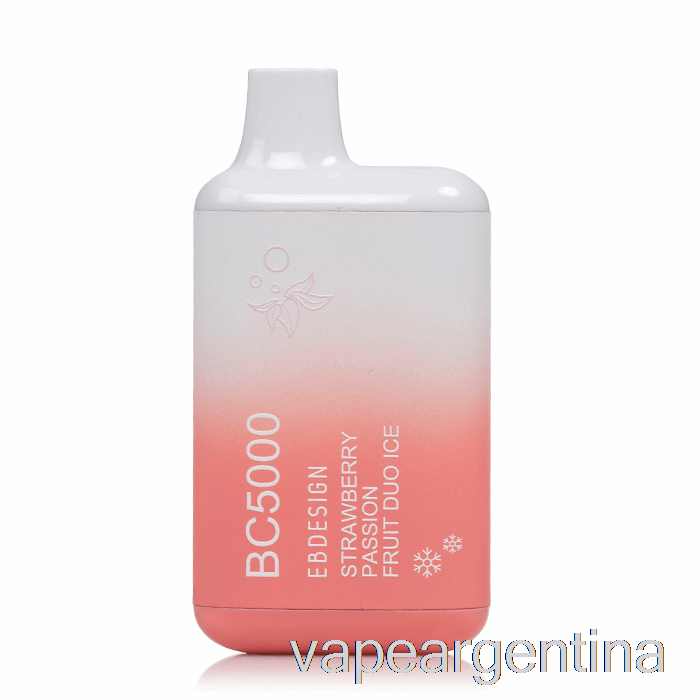 Bc5000 Desechable Fresa Maracuyá Dúo Hielo Vape Descartable